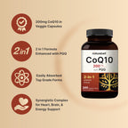 NatureBell CoQ10 capsules nutritional supplement facts panel