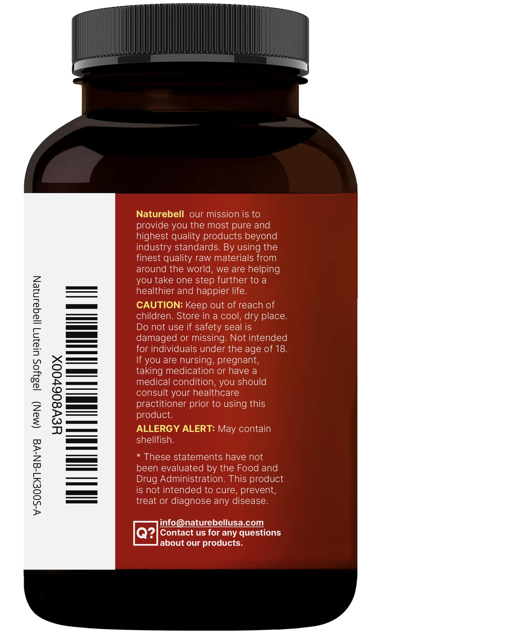 NatureBell wellness lifestyle image featuring eye support softgels