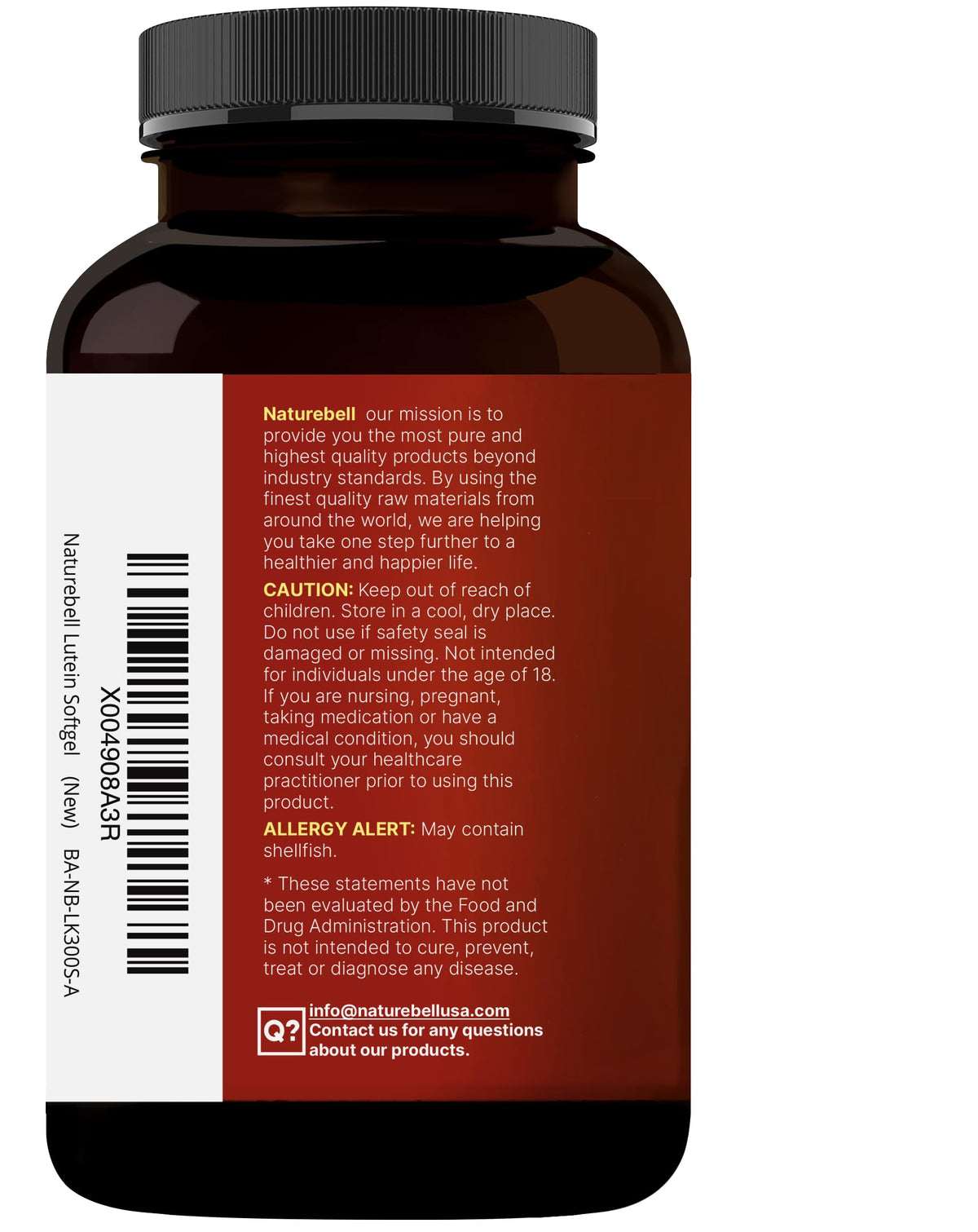 NatureBell wellness lifestyle image featuring eye support softgels