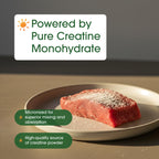 NatureBell micronized creatine powder bottle back label details