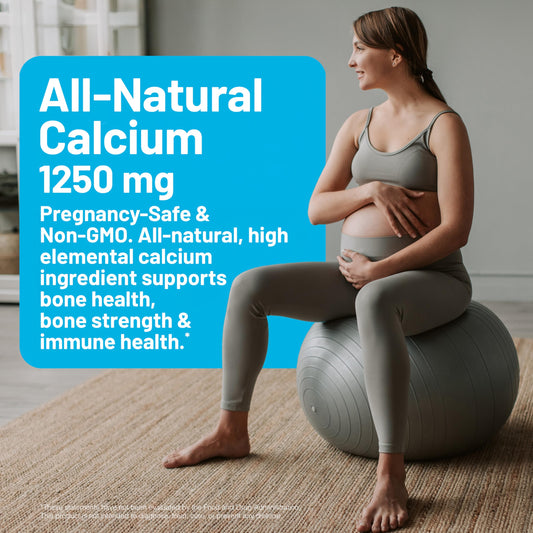 NatureWise Calcium Carbonate with Vitamin D3 liquid softgels supplement facts label detailing premium ingredients
