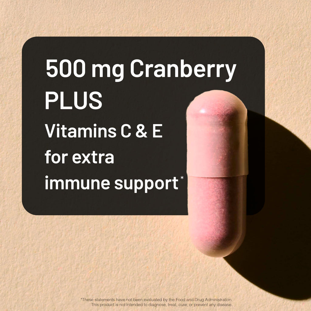 NatureWise Cranberry Fruit Extract bottle back details