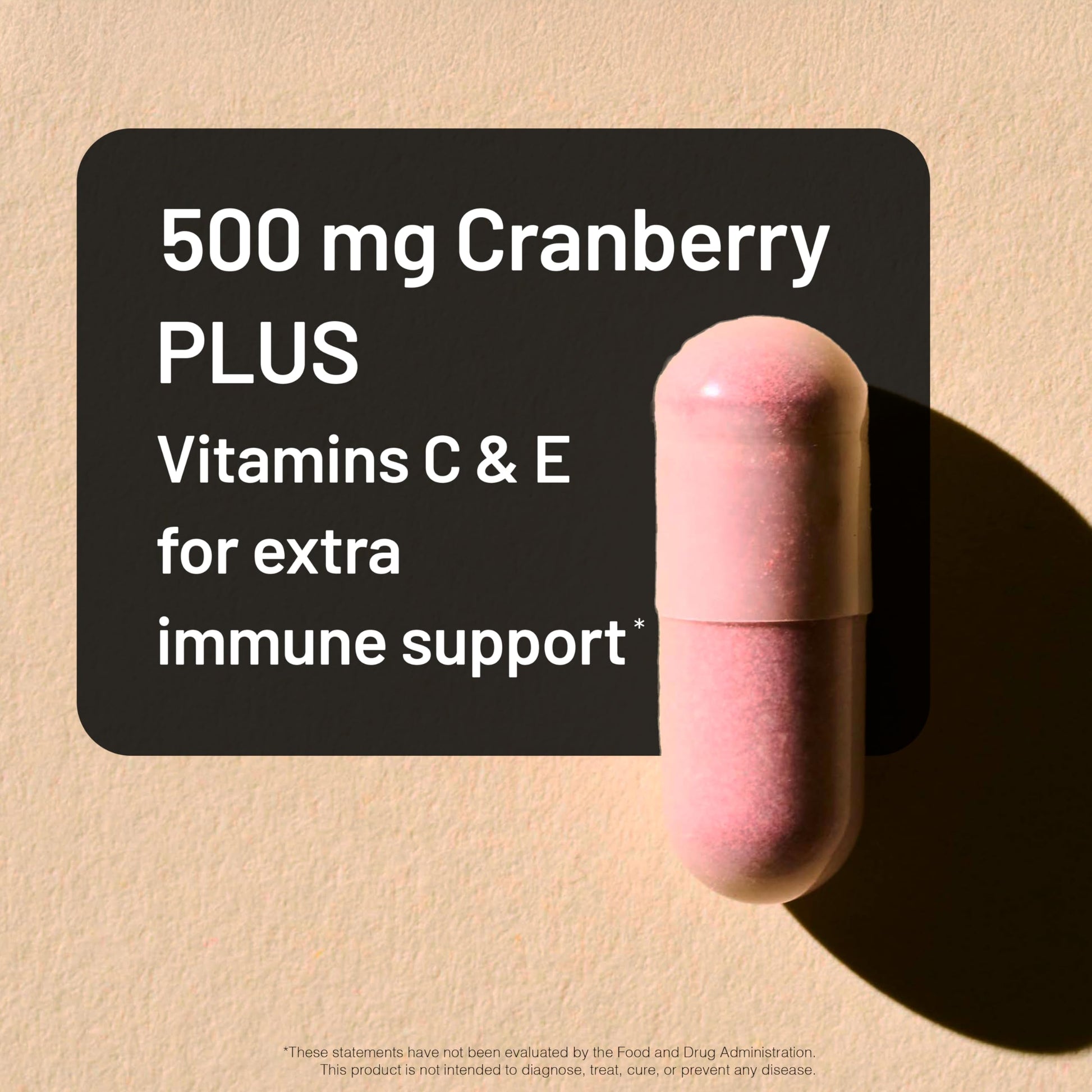 NatureWise Cranberry Fruit Extract bottle back details
