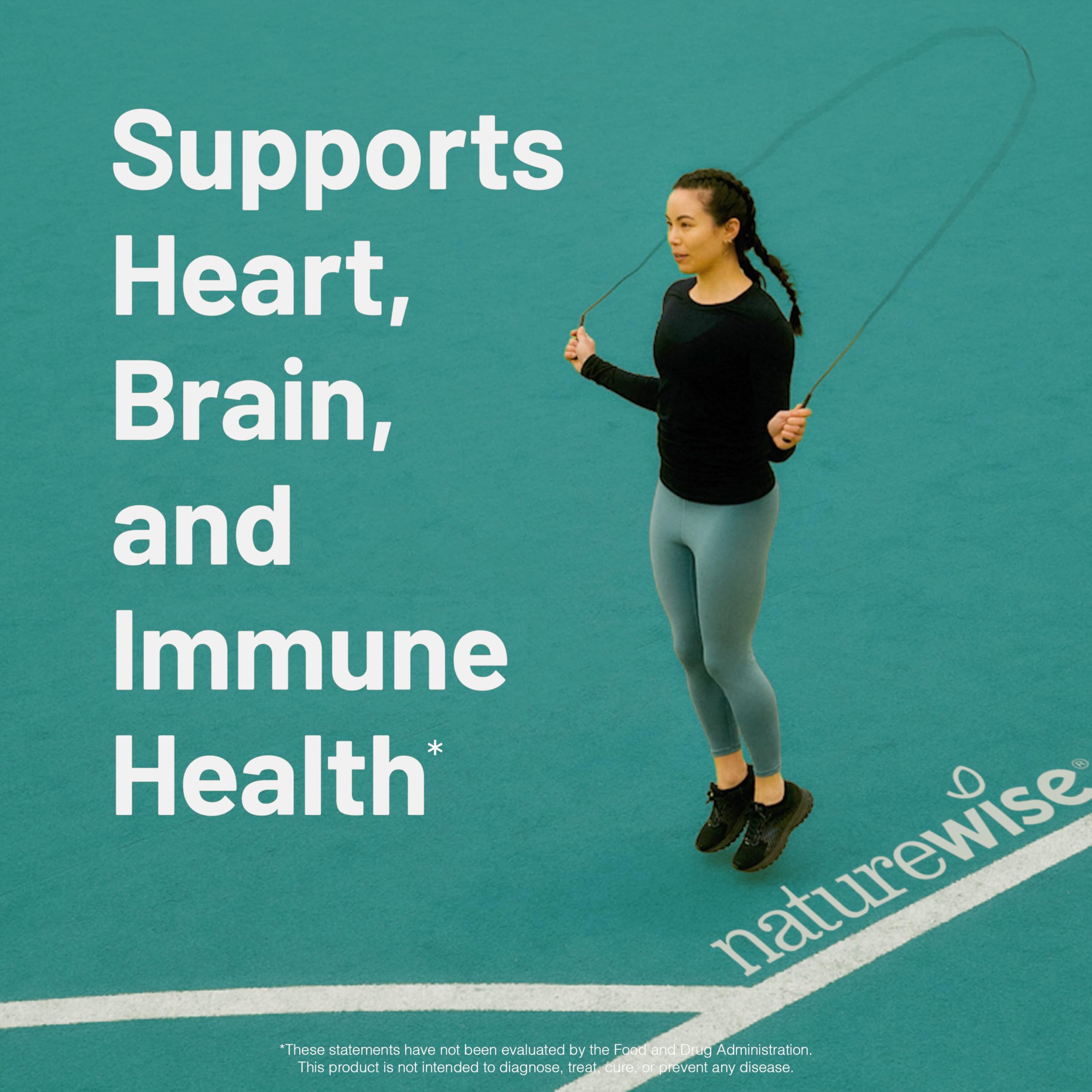 NatureWise 1000 milligrams fish oil supplement bottle displaying dietary ingredients including EPA and DHA levels.