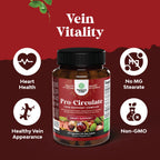Natures Craft Vein Support Supplement packaging angle view