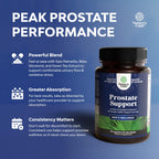 Supplement facts panel on the back of Natures Craft herbal prostate formula