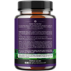 Natures Craft Kava Kava capsules dietary supplement label showing active ingredients and thousand milligram serving size
