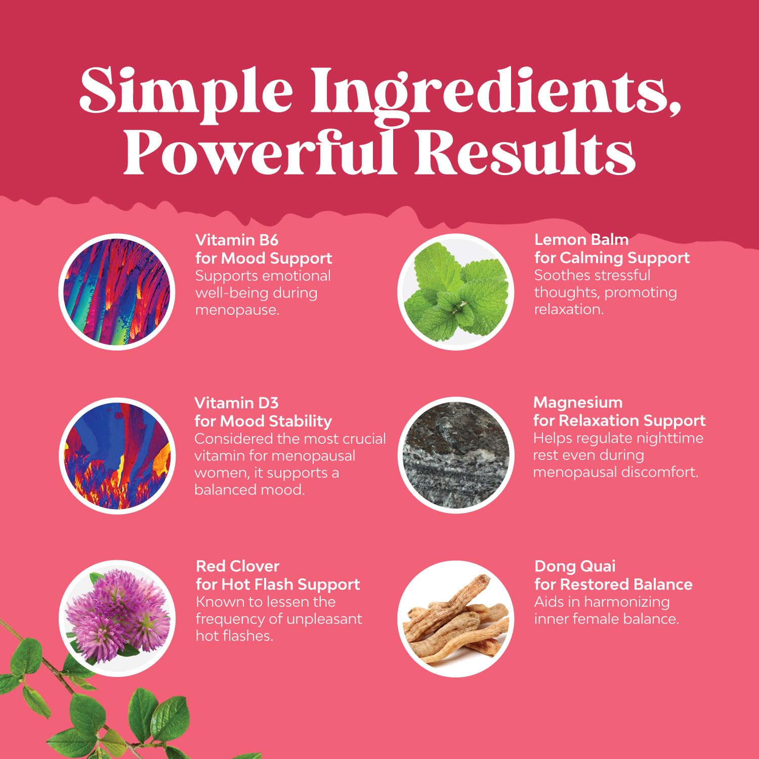A single serving size of two vegetarian capsules next to the Natures Craft perimenopause support bottle