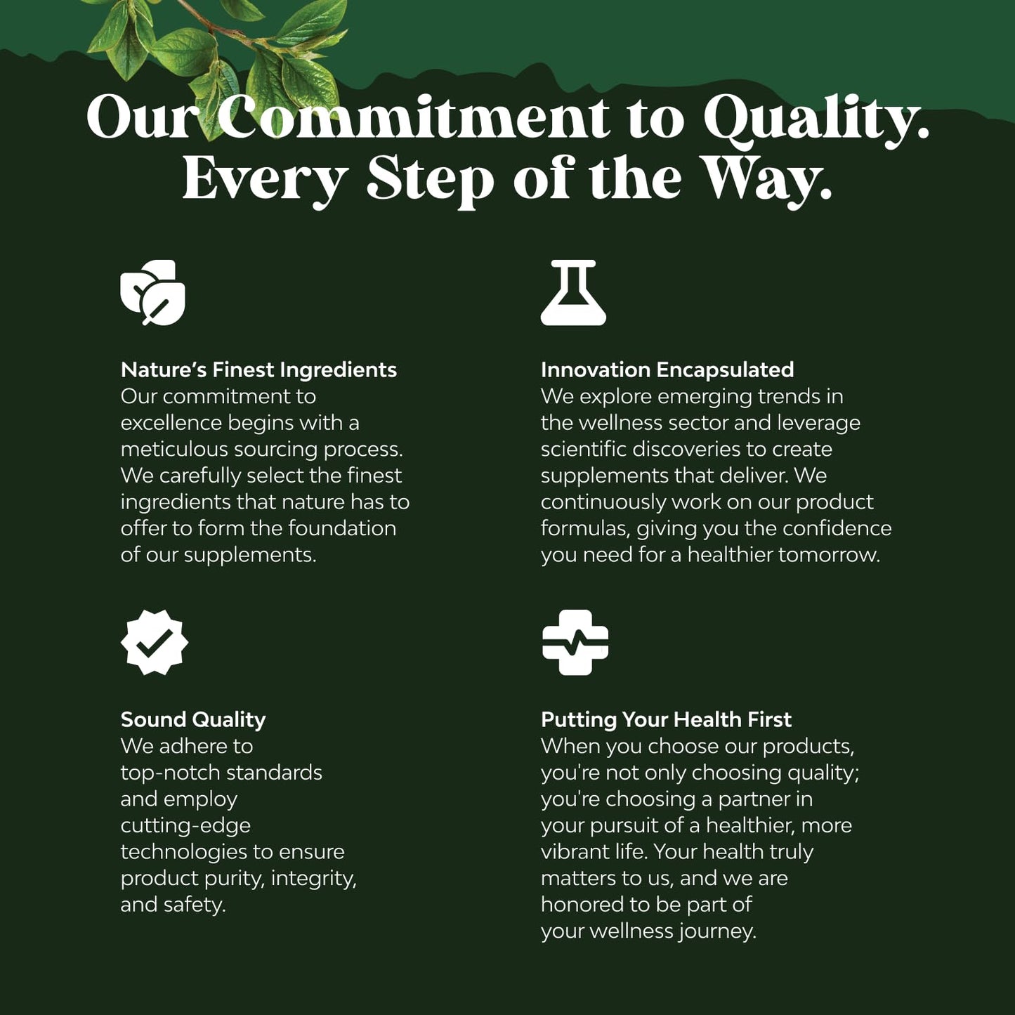 Nature's Craft Olive Leaf Extract certified vegan and non-GMO labels