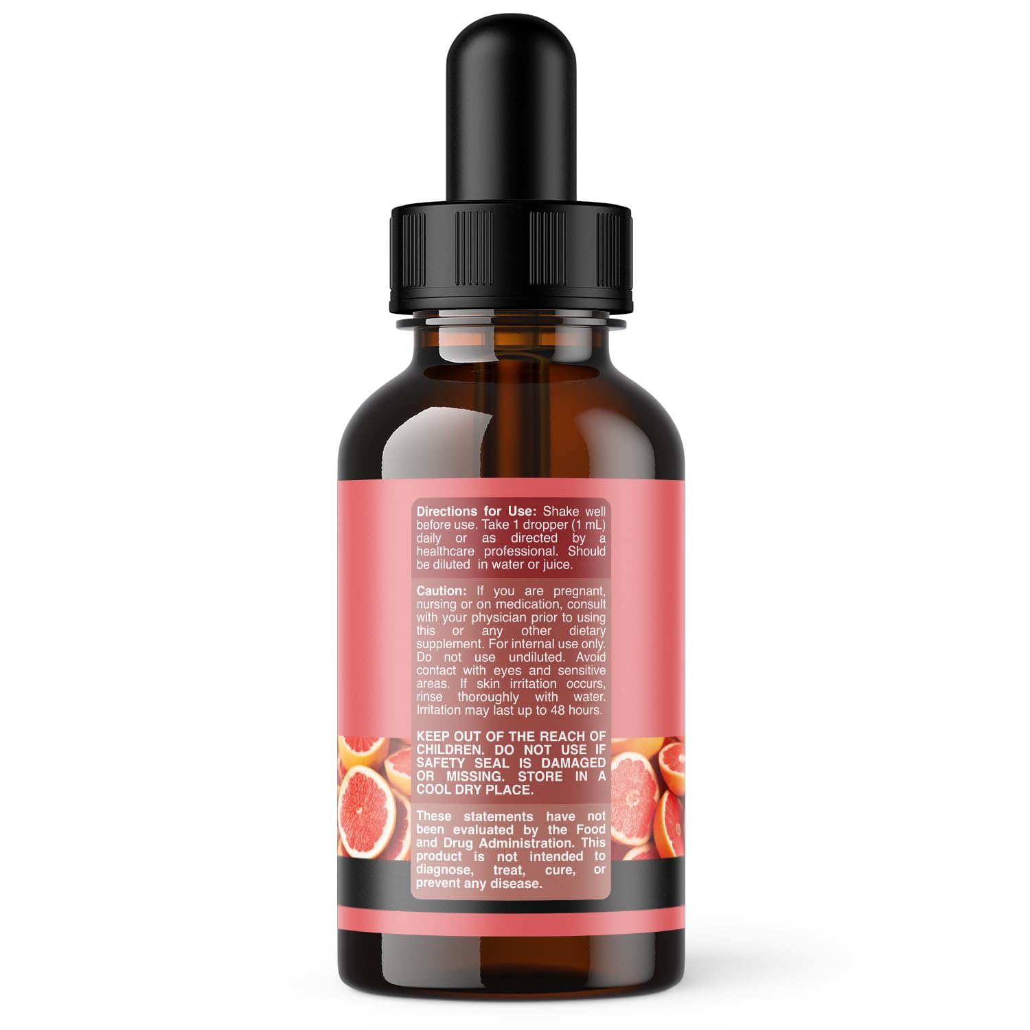 Natures Craft liquid extract label details
