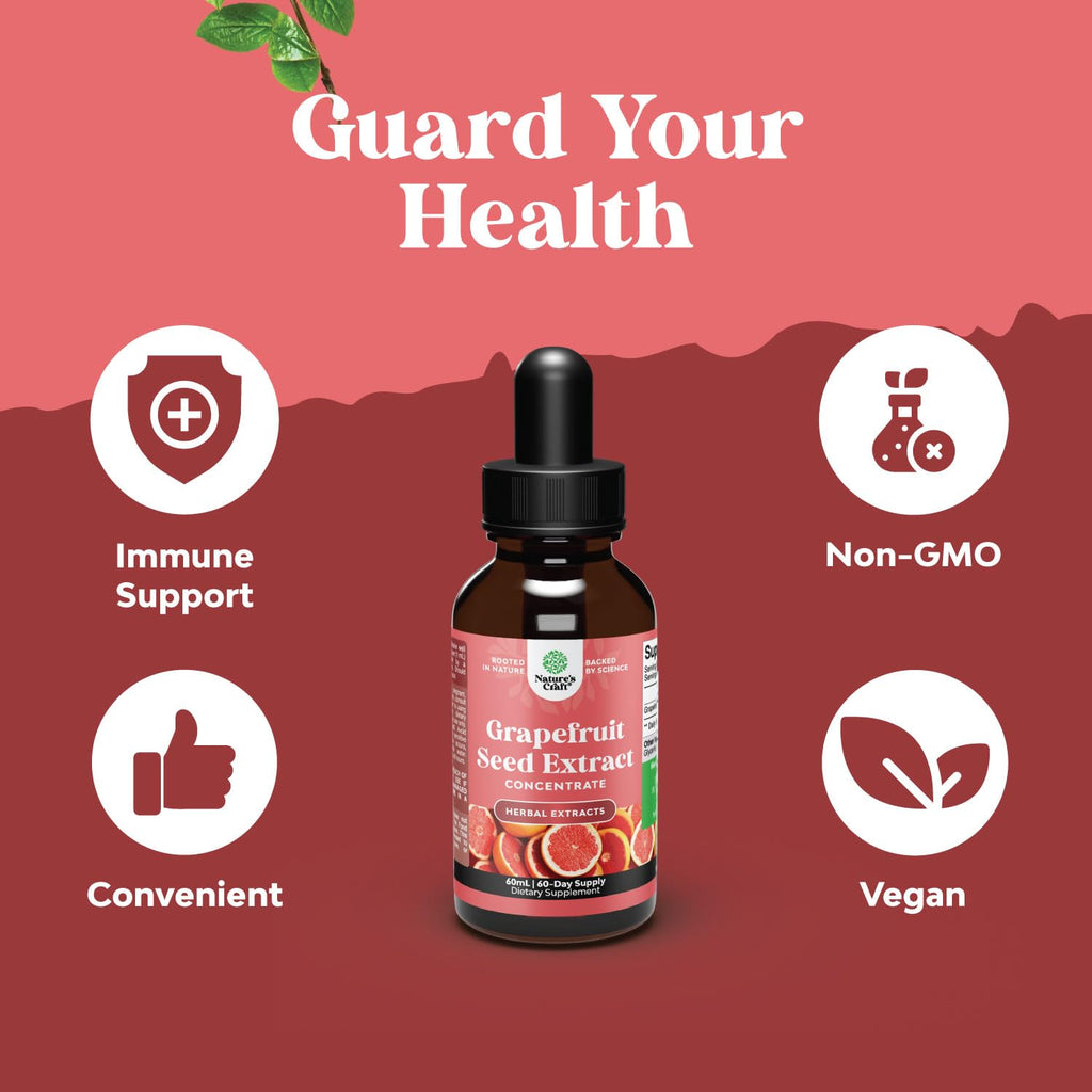 Grapefruit seed extract liquid for immune support