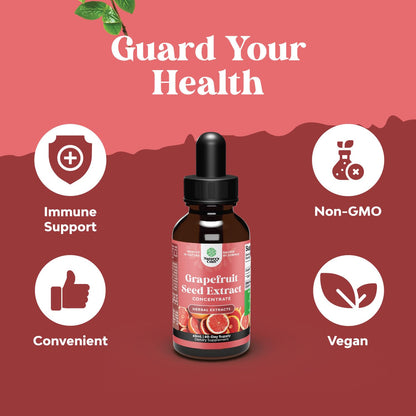 Grapefruit seed extract liquid for immune support