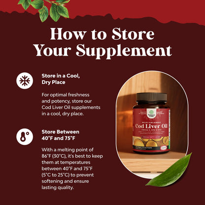 Nature's Craft omega 3 capsules containing vitamin A and D3.
