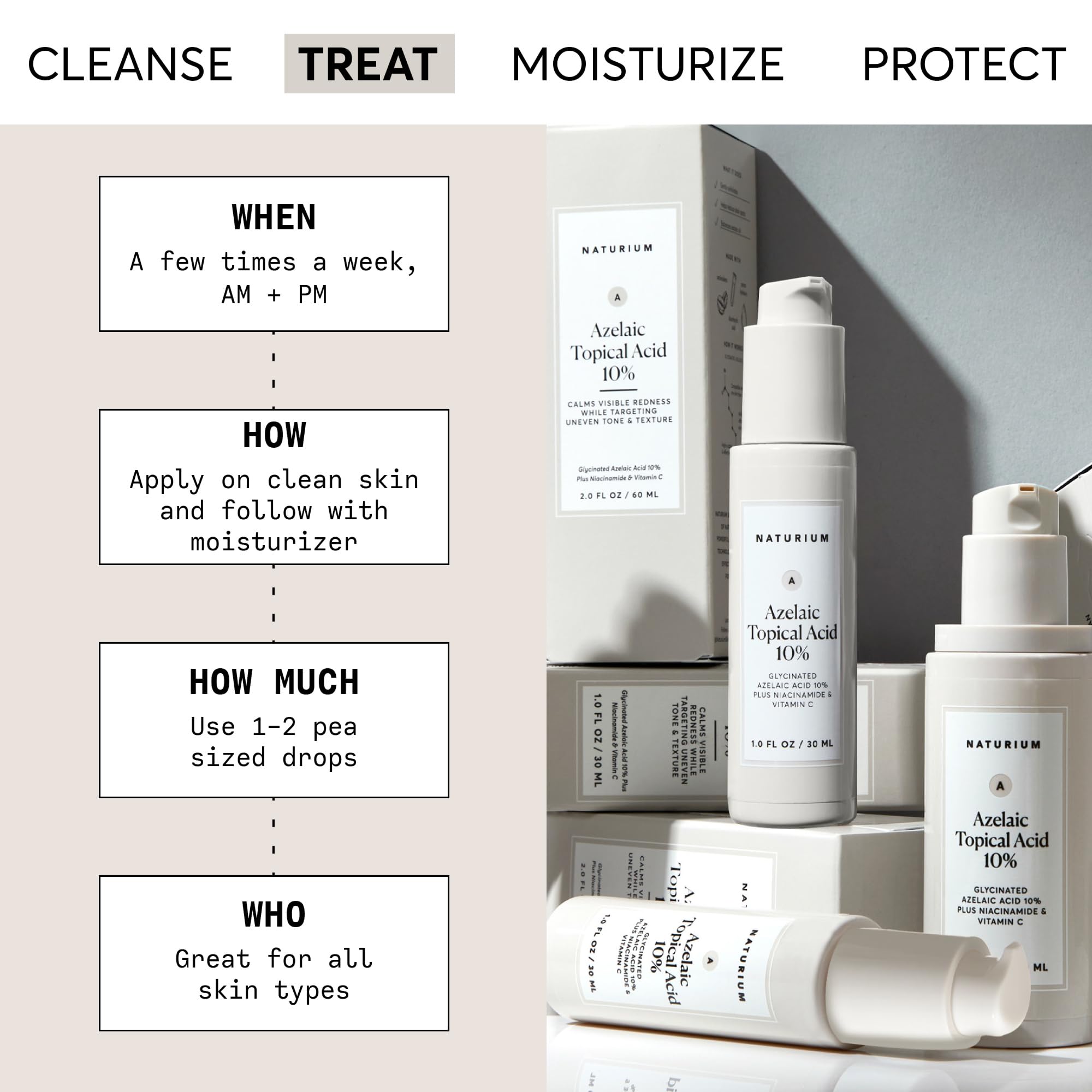 Naturium skin brightening serum packaging showing ingredients niacinamide and vitamin C