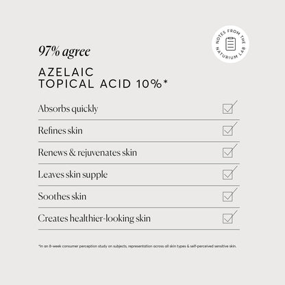 Authentic USA imported Naturium azelaic acid serum bottle closeup
