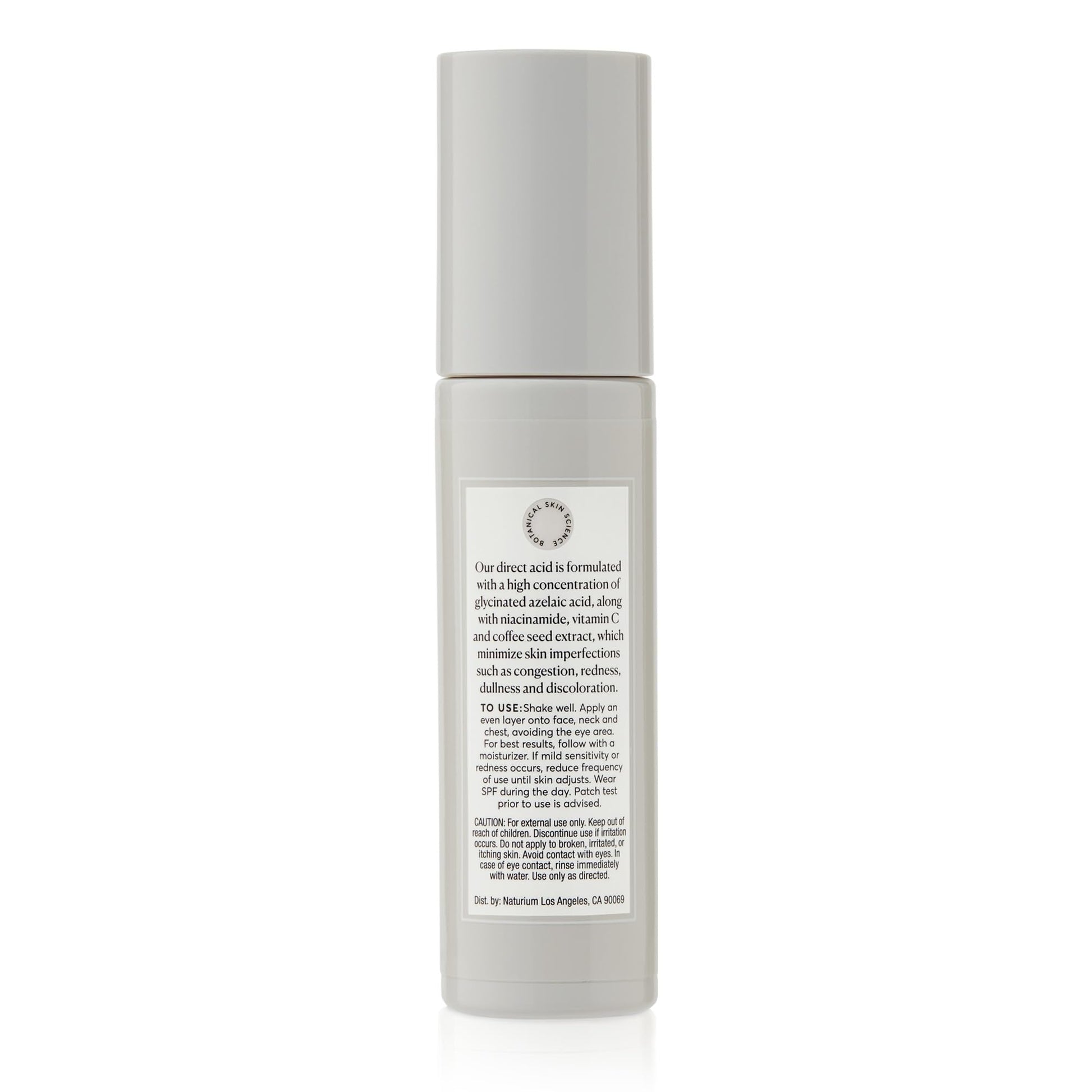 Naturium anti aging and hyperpigmentation face serum bottle layout