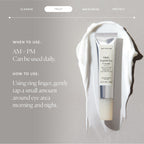 Naturium multi peptide eye cream back label details