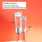 Naturium Dew-Glow Moisturizer SPF 50 dispensing cap feature