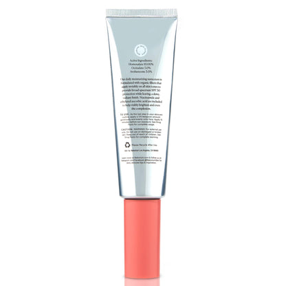 Side view of Naturium Dew-Glow Moisturizer SPF 50 tube