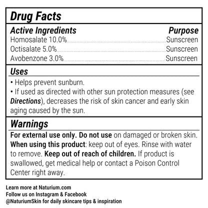 Naturium Dew-Glow Moisturizer SPF 50 box and tube arrangement