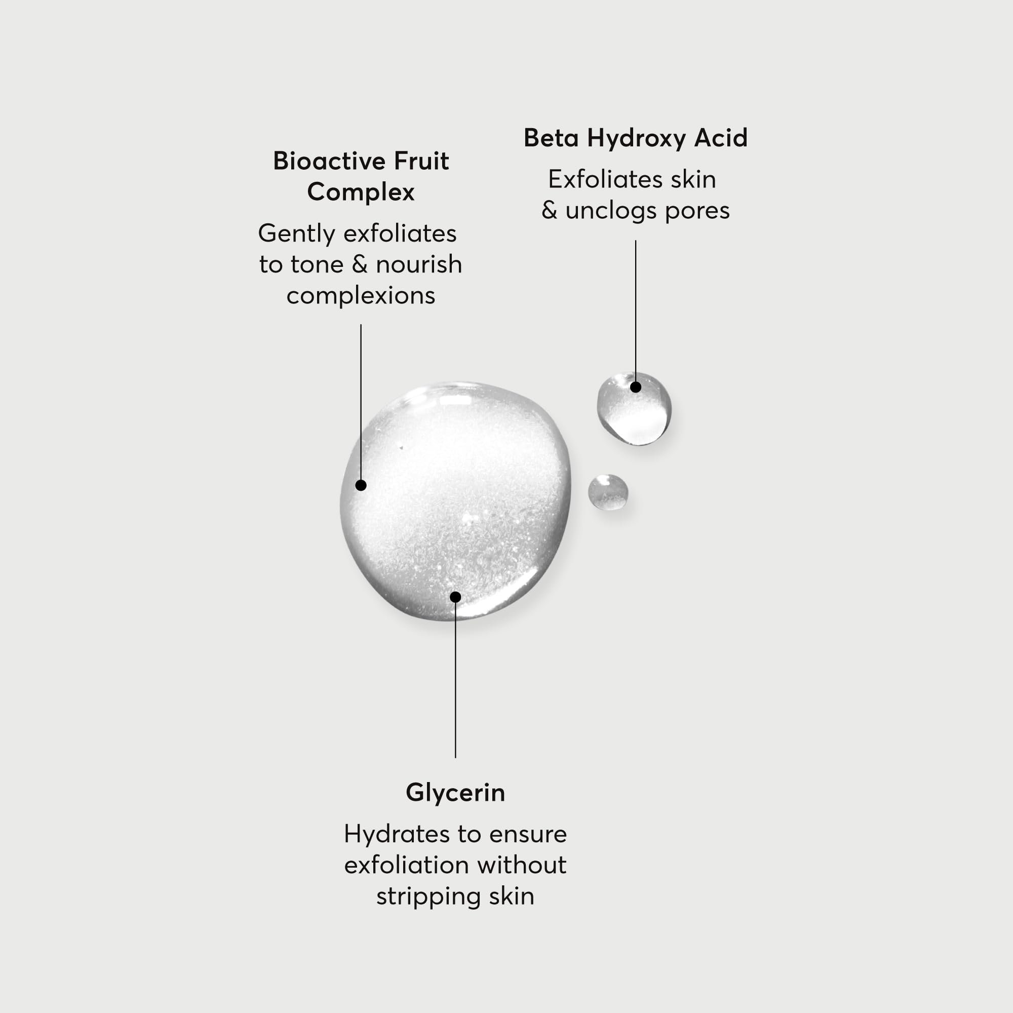 Naturium encapsulated BHA pore treatment liquid exfoliant packaging close up