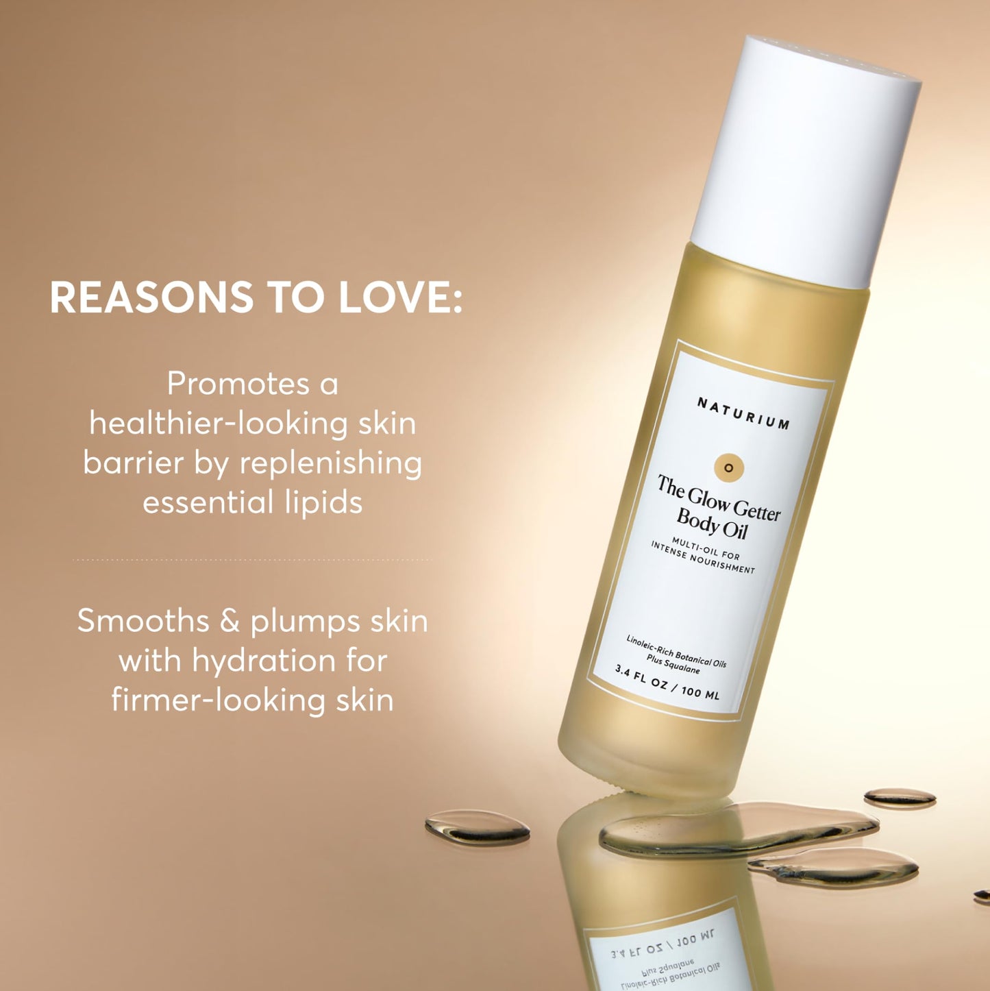 Naturium The Glow Getter Body Oil ingredients and label details