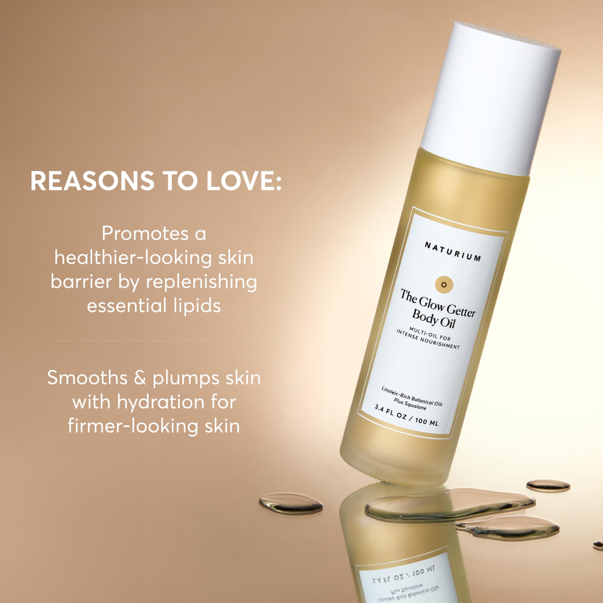 Naturium The Glow Getter Body Oil ingredients and label details