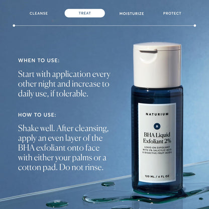 Naturium deep pore cleansing beta hydroxy acid liquid treatment view