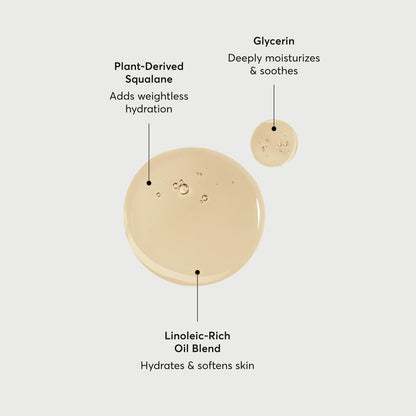 Side view of Naturium The Glow Getter hydrating cleanser bottle