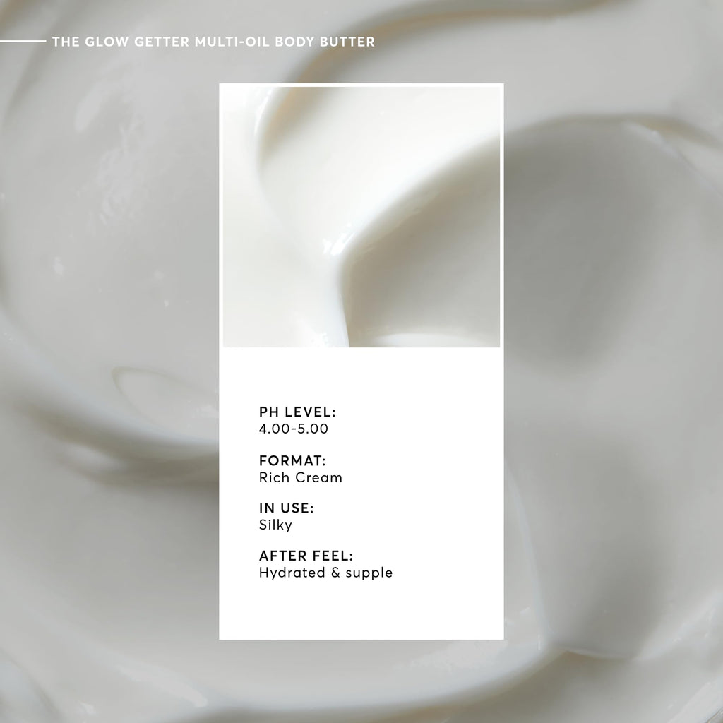 Naturium body butter whipped texture detail.