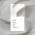 Naturium body butter whipped texture detail.