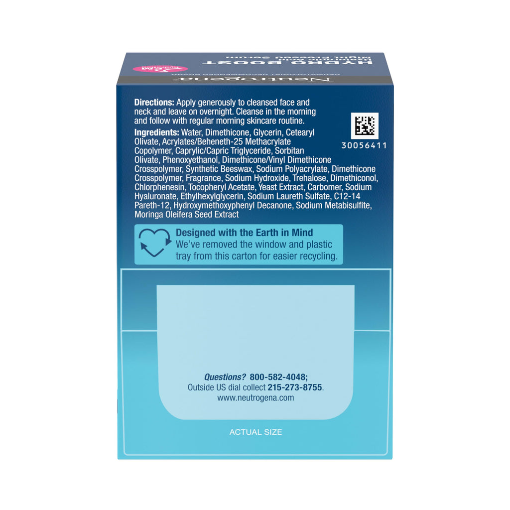 Neutrogena skincare night serum ingredient list