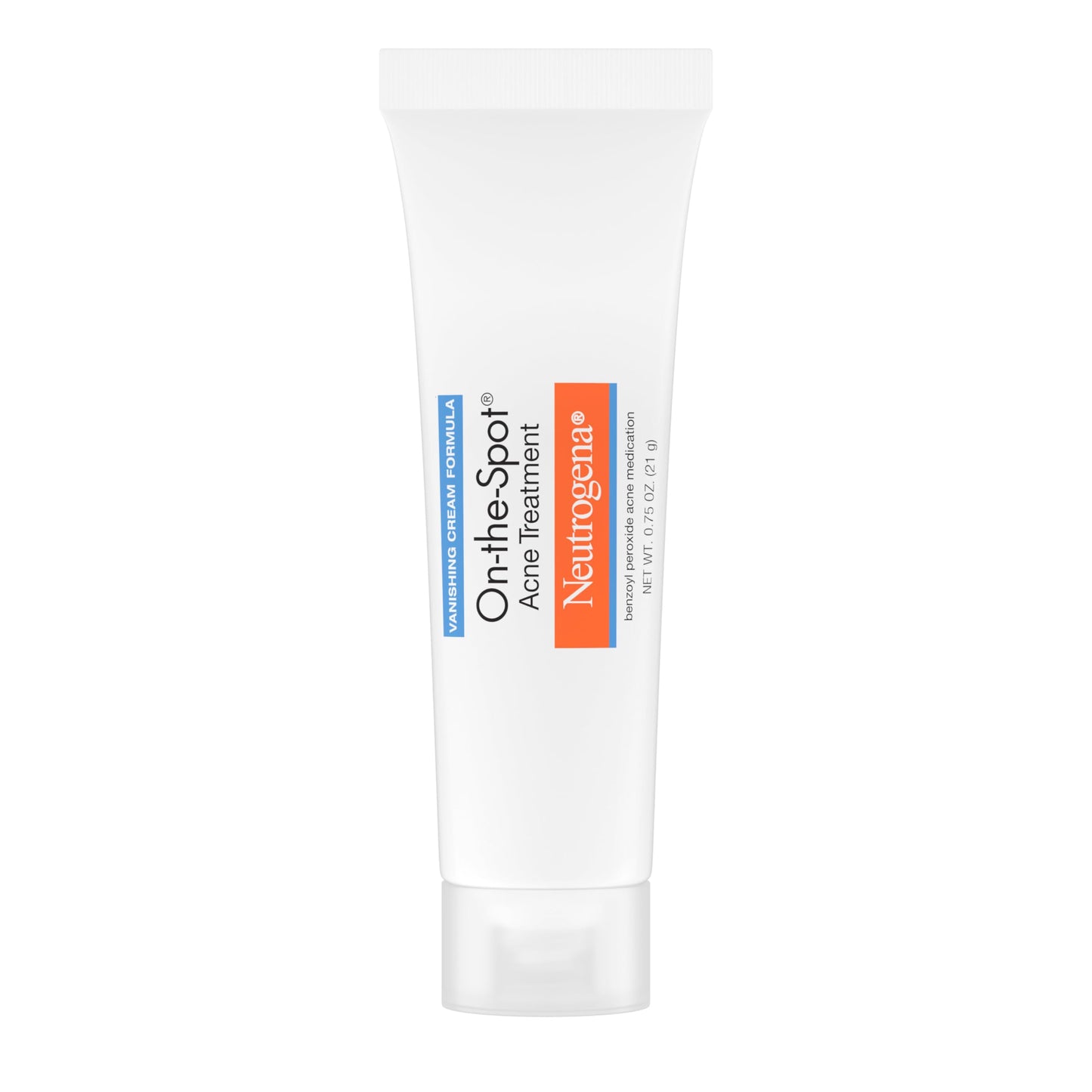 Neutrogena clinical strength blemish treatment cream package for daily personal care.