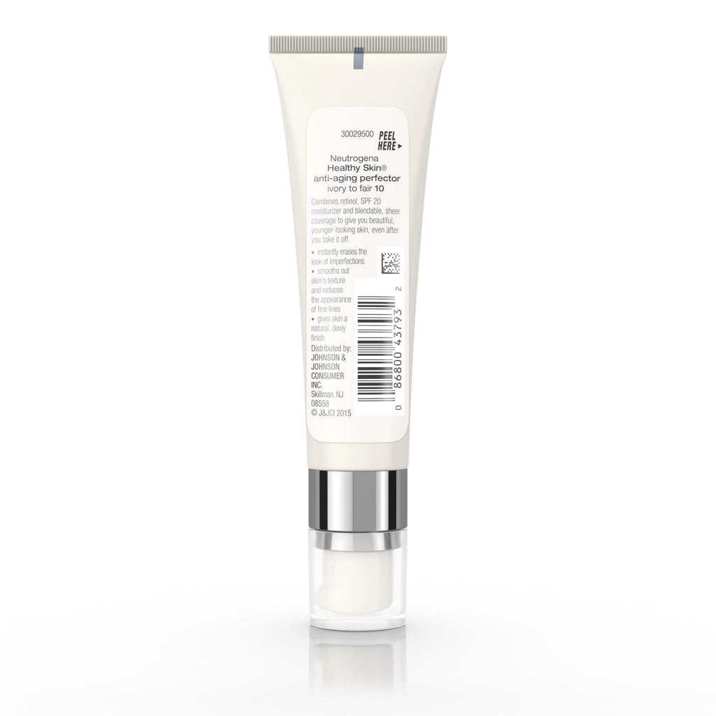 Neutrogena retinol treatment texture swatch on skin