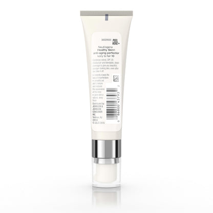 Texture shot of the sheer 10 Ivory to Fair tinted moisturizer cream on a neutral background