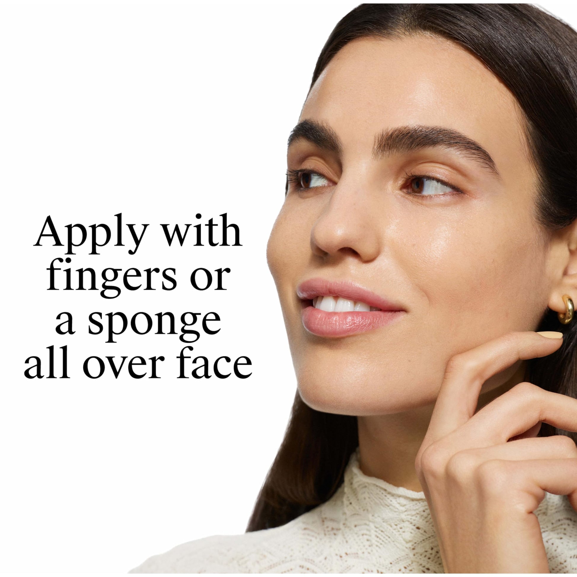 Side profile of Neutrogena Healthy Skin perfector showing fluid ounce size details