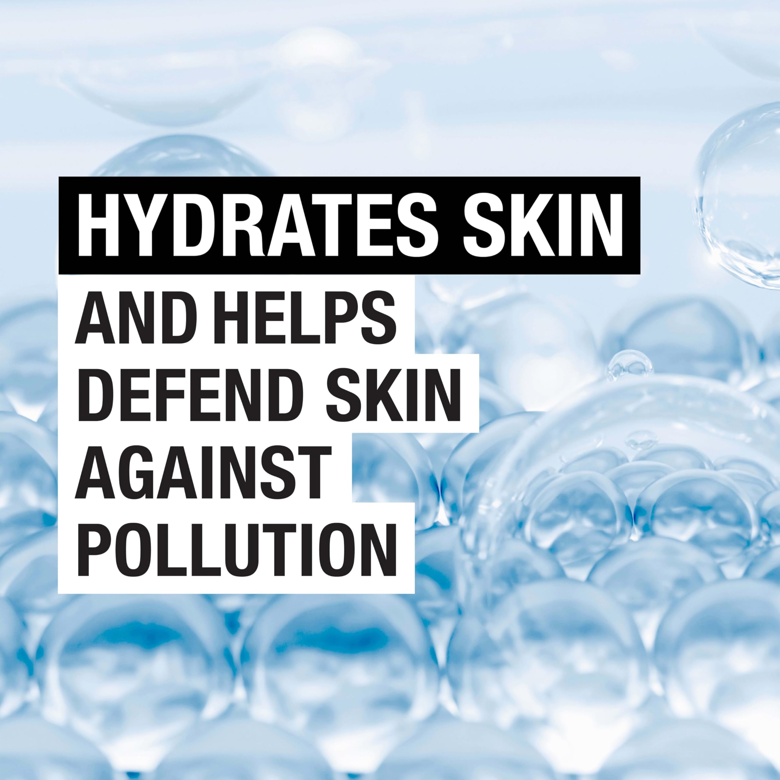 Authentic imported USA skincare product packaging with antioxidant complex and ginger extract callouts