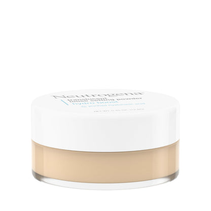 Back of Neutrogena Hydro Boost setting powder packaging with details