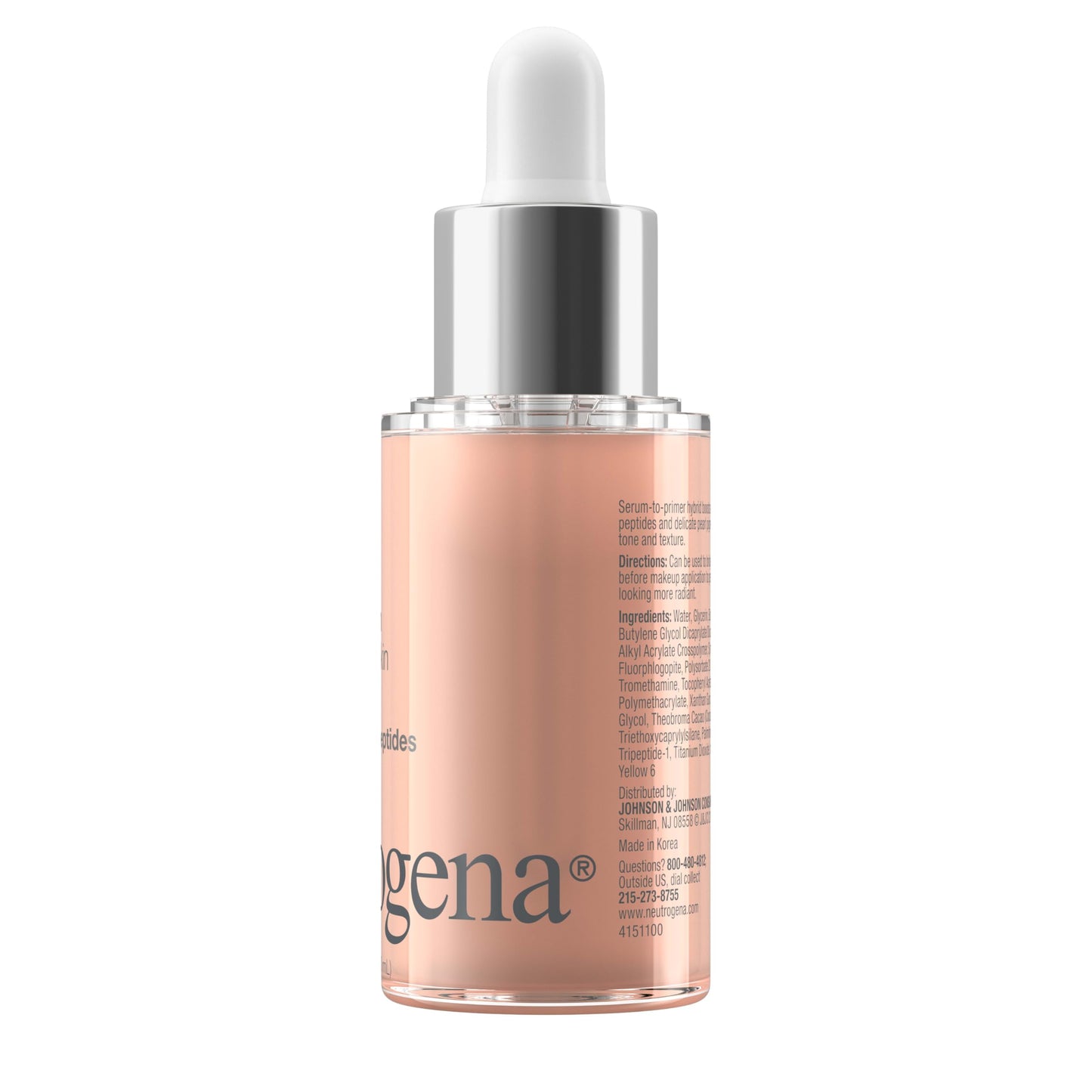 Texture swatch of Neutrogena radiant booster primer