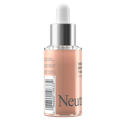 Neutrogena Healthy Skin serum packaging ingredients back view