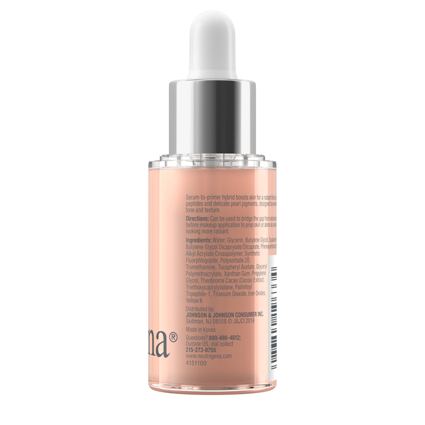 Serum to primer hybrid consistency closeup