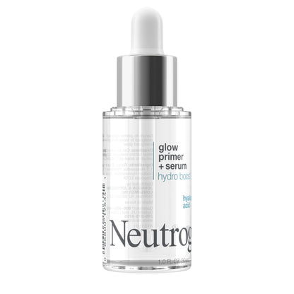 Neutrogena Glow Booster Primer and Serum packaging details