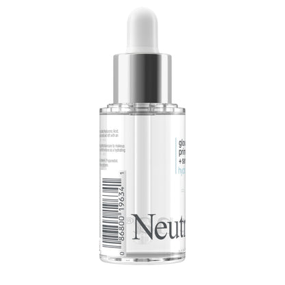 Swatch of Neutrogena Hydro Boost Glow Booster hybrid primer on skin