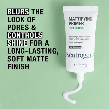 Texture swatch of Neutrogena mattifying primer