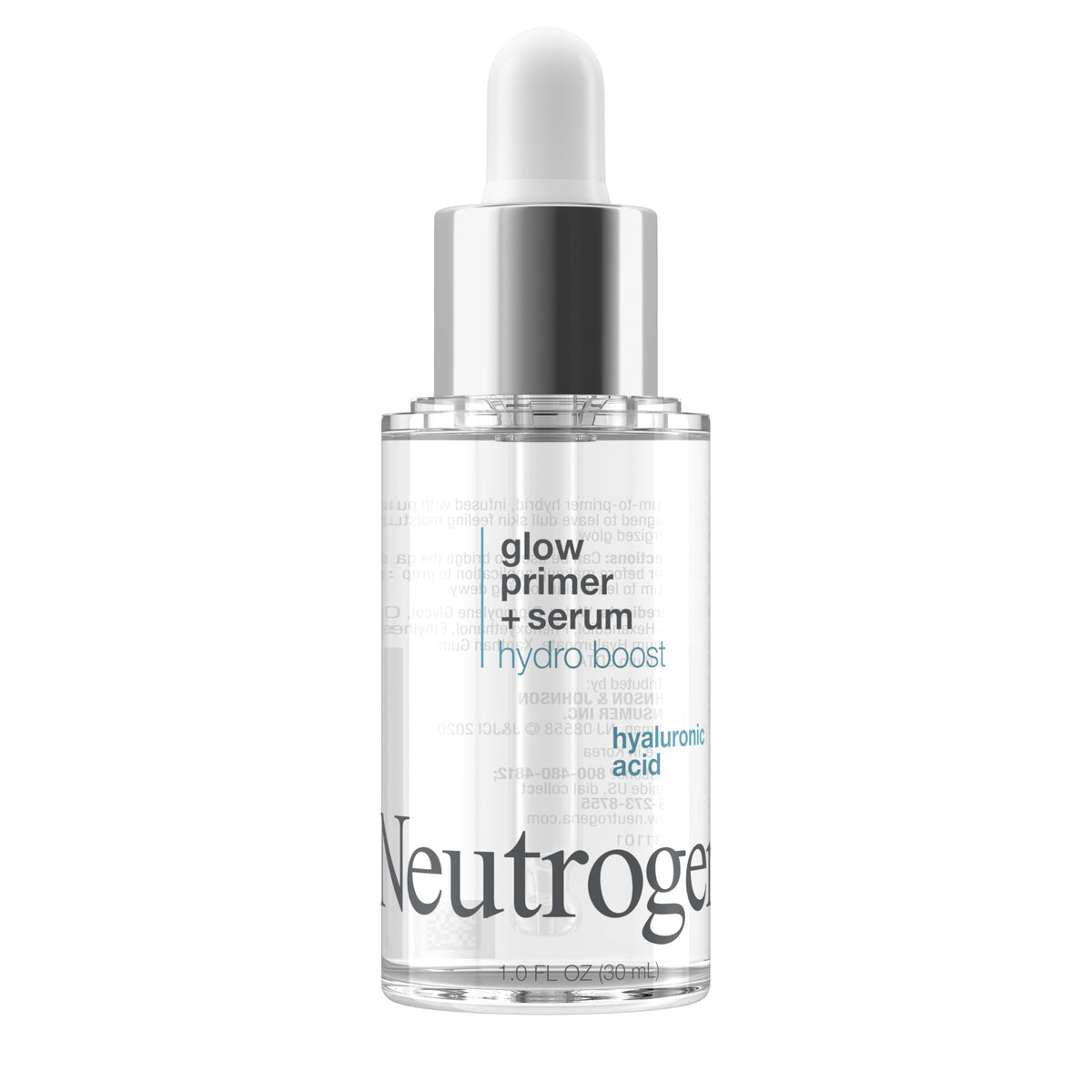 Neutrogena Hydro Boost Glow Booster Primer Serum applied on skin
