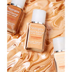 Neutrogena liquid foundation texture swatch on skin