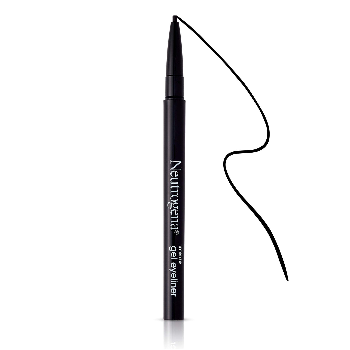Professional eye makeup look created with Neutrogena gel liner