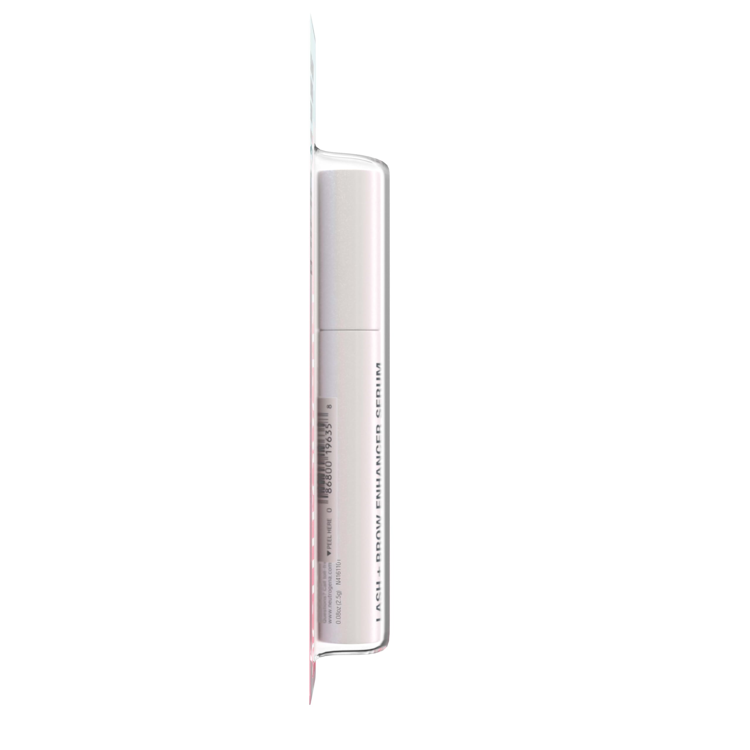 Detailed view of the Neutrogena lash serum ingredient list