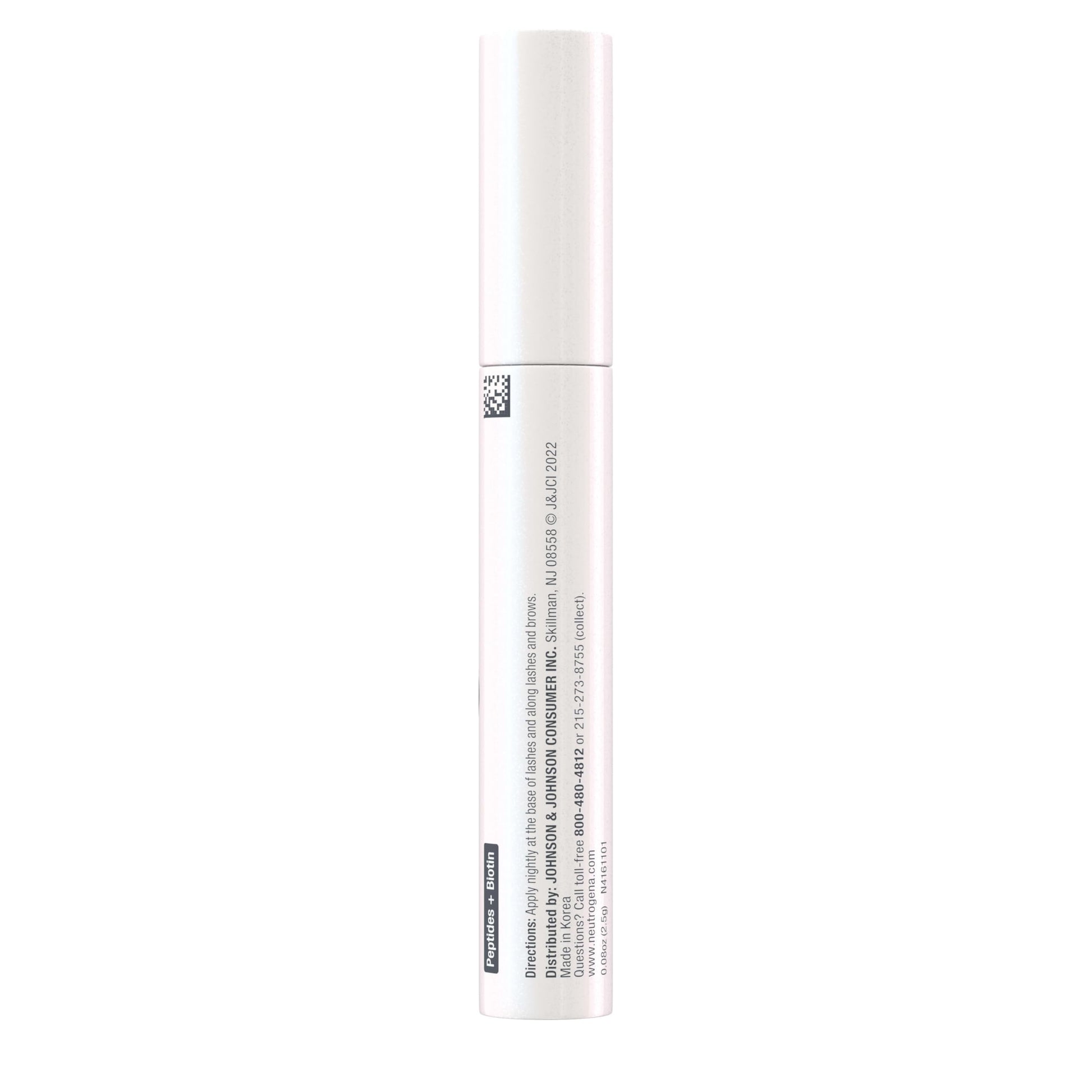 Application demonstration of Neutrogena lash and brow serum