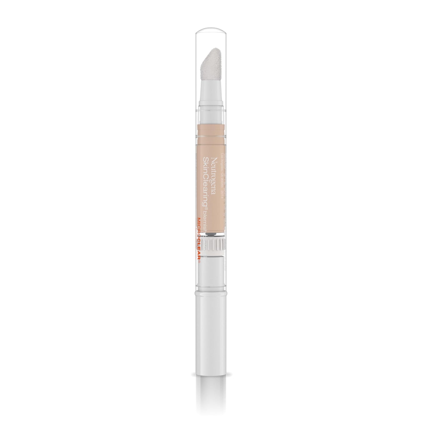 Close up of oil free salicylic acid concealer for acne prone skin treatment.
